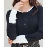 レイヤードドッキングヘンリーネックカットソー | SAISON DE PAPILLON | 詳細画像24