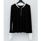 レイヤードドッキングヘンリーネックカットソー | SAISON DE PAPILLON | 詳細画像25