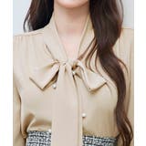 パール付き ボウタイブラウス | SAISON DE PAPILLON | 詳細画像22