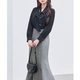 パール付き ボウタイブラウス | SAISON DE PAPILLON | 詳細画像34