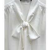 パール付き ボウタイブラウス | SAISON DE PAPILLON | 詳細画像39