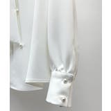 パール付き ボウタイブラウス | SAISON DE PAPILLON | 詳細画像40