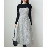 配色切り替えリブロングワンピース | SAISON DE PAPILLON | 詳細画像7