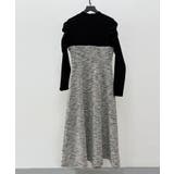 配色切り替えリブロングワンピース | SAISON DE PAPILLON | 詳細画像12