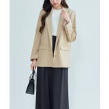 深めVネックワンボタンテーラードジャケット | SAISON DE PAPILLON | 詳細画像11