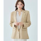 深めVネックワンボタンテーラードジャケット | SAISON DE PAPILLON | 詳細画像13