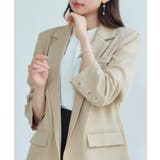 深めVネックワンボタンテーラードジャケット | SAISON DE PAPILLON | 詳細画像15