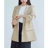 深めVネックワンボタンテーラードジャケット | SAISON DE PAPILLON | 詳細画像7