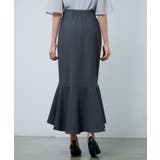 ゴールドボタンマーメイドスカート | SAISON DE PAPILLON  | 詳細画像7 