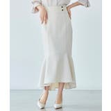 ゴールドボタンマーメイドスカート | SAISON DE PAPILLON  | 詳細画像15 