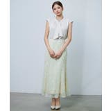 刺レースハイウエストスカート | SAISON DE PAPILLON  | 詳細画像8 