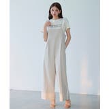 サイド配色ワイドサロペット | SAISON DE PAPILLON | 詳細画像10