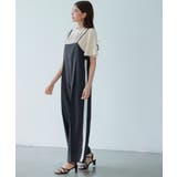 サイド配色ワイドサロペット | SAISON DE PAPILLON | 詳細画像5