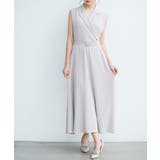 ベージュ | テーラードカラーベルト付きフレアワンピース | SAISON DE PAPILLON 