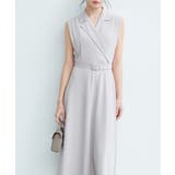 テーラードカラーベルト付きフレアワンピース | SAISON DE PAPILLON  | 詳細画像15 