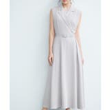 テーラードカラーベルト付きフレアワンピース | SAISON DE PAPILLON  | 詳細画像18 