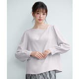 ニュアンスネック長袖ブラウス | SAISON DE PAPILLON  | 詳細画像6 