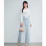 ニュアンスネック長袖ブラウス | SAISON DE PAPILLON  | 詳細画像13 