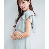ビッグリボンショルダーロングワンピース | SAISON DE PAPILLON  | 詳細画像17 