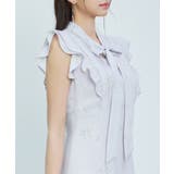 ボウタイ付きロングワンピース | SAISON DE PAPILLON  | 詳細画像10 