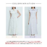 ボウタイ付きロングワンピース | SAISON DE PAPILLON  | 詳細画像2 