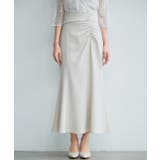 サイドギャザーハイウエストスカート | SAISON DE PAPILLON | 詳細画像3