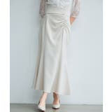 サイドギャザーハイウエストスカート | SAISON DE PAPILLON | 詳細画像4