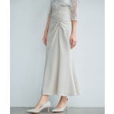 サイドギャザーハイウエストスカート | SAISON DE PAPILLON | 詳細画像5