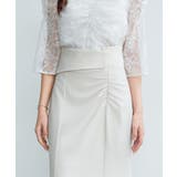 サイドギャザーハイウエストスカート | SAISON DE PAPILLON | 詳細画像10