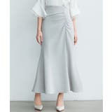 ミント | サイドギャザーハイウエストスカート | SAISON DE PAPILLON