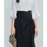 サイドギャザーハイウエストスカート | SAISON DE PAPILLON | 詳細画像28