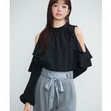 オープンショルダーフリルブラウス | SAISON DE PAPILLON  | 詳細画像25 
