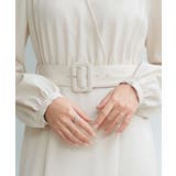 共布ベルト付きカシュクールワンピース | SAISON DE PAPILLON  | 詳細画像12 