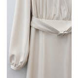 共布ベルト付きカシュクールワンピース | SAISON DE PAPILLON  | 詳細画像24 