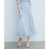 オフショルダー花柄シフォンワンピース | SAISON DE PAPILLON  | 詳細画像24 
