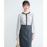 バイカラータックブラウス | SAISON DE PAPILLON  | 詳細画像19 