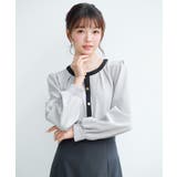 バイカラータックブラウス | SAISON DE PAPILLON  | 詳細画像22 