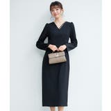 カシュクール風Iラインワンピース | SAISON DE PAPILLON  | 詳細画像22 