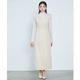 キーネックロング丈ジャンパースカート | SAISON DE PAPILLON | 詳細画像5