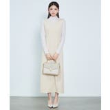 キーネックロング丈ジャンパースカート | SAISON DE PAPILLON | 詳細画像7