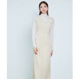 キーネックロング丈ジャンパースカート | SAISON DE PAPILLON | 詳細画像9