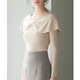 パールビッグリボンニットプルオーバー | SAISON DE PAPILLON | 詳細画像3