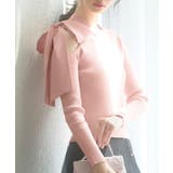 ワンショルダービッグリボンリブニット | SAISON DE PAPILLON | 詳細画像10