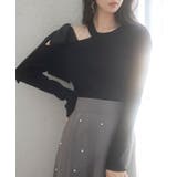 ワンショルダービッグリボンリブニット | SAISON DE PAPILLON | 詳細画像27