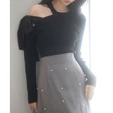 ワンショルダービッグリボンリブニット | SAISON DE PAPILLON | 詳細画像28