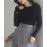 ワンショルダービッグリボンリブニット | SAISON DE PAPILLON | 詳細画像32