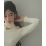 フロントオープンハイネックニットプルオーバー | SAISON DE PAPILLON | 詳細画像17