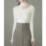 フロントオープンハイネックニットプルオーバー | SAISON DE PAPILLON | 詳細画像8