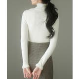 フロントオープンハイネックニットプルオーバー | SAISON DE PAPILLON | 詳細画像10