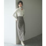 フロントオープンハイネックニットプルオーバー | SAISON DE PAPILLON | 詳細画像11